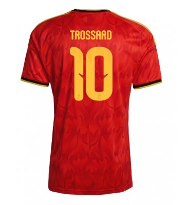 Belgien Leandro Trossard #10 Hjemmebanetrøje VM 2026 Kortærmet